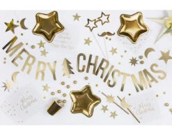 Letterslinger Merry Christmas 1,5m -Feestartikelen Winkel letterslinger merry christmas 15m 2