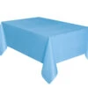 Lichtblauw Tafelkleed Plastic 2,74m -Feestartikelen Winkel lichtblauw tafelkleed plastic 274m