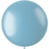 Lichtblauwe Ballon Metallic Sky Blue 80cm -Feestartikelen Winkel lichtblauwe ballon metallic sky blue 80cm
