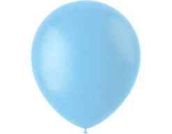Lichtblauwe Ballonnen Powder Blue 33cm 100st