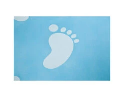 Lichtblauwe Loper Voetje 50cm 2,5m 8 Lichtblauwe Loper Voetje 50cm 2,5m -Feestartikelen Winkel lichtblauwe loper voetje 50cm 25m 1