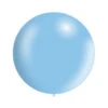 Lichtblauwe Reuze Ballon Metallic 60cm -Feestartikelen Winkel lichtblauwe reuze ballon metallic 60cm