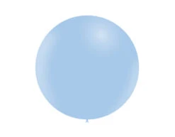 Lichtblauwe Reuze Ballon Pastel 60cm
