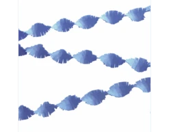 Lichtblauwe Slingers Crepe 6m