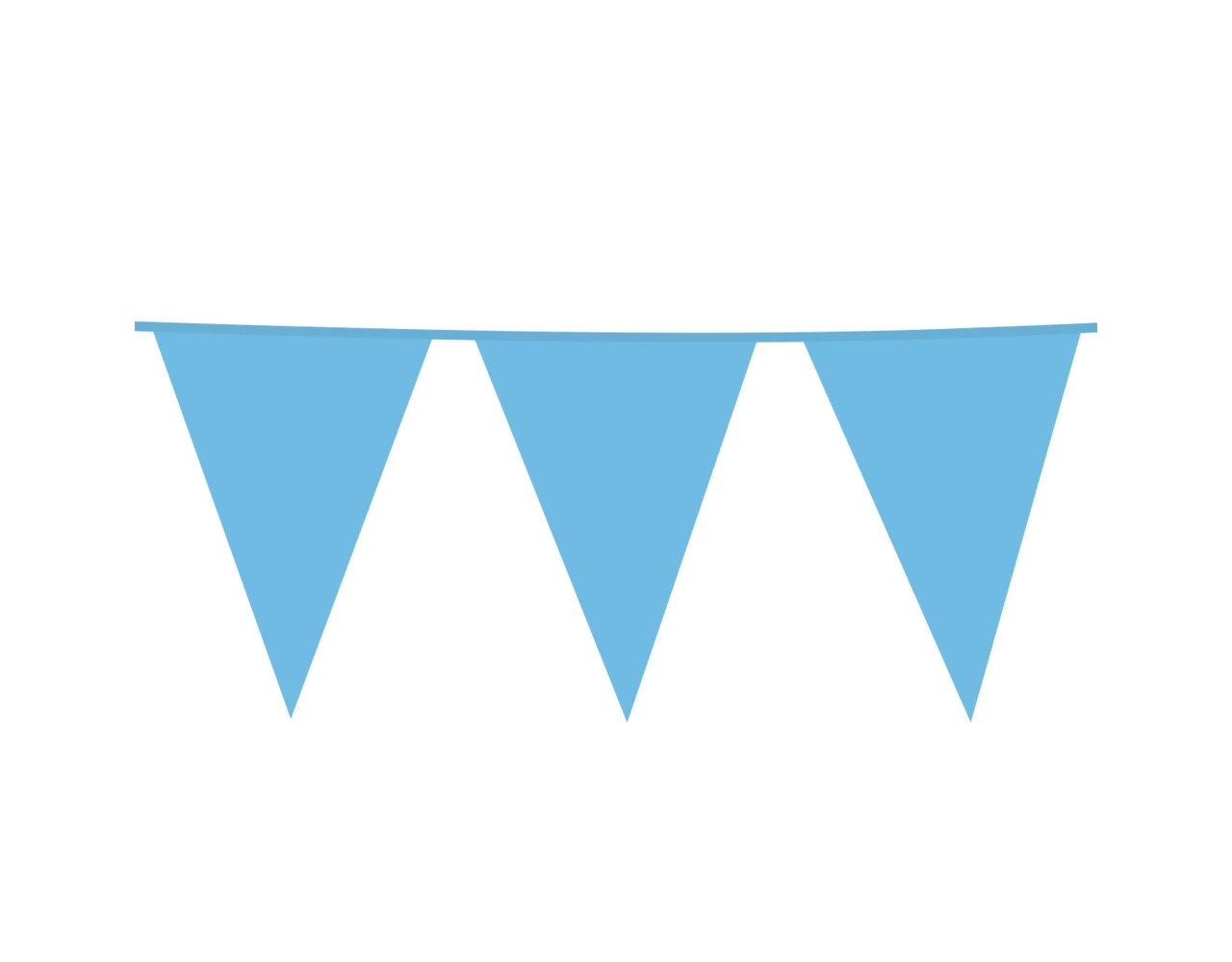 Lichtblauwe XL Slingers 10m 3 Lichtblauwe XL Slingers 10m