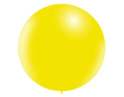 Lichtgele Reuze Ballon XL 91cm