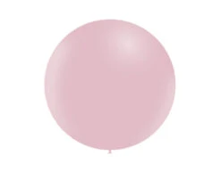 Lichtroze Reuze Ballon Pastel 60cm