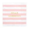 Lichtroze Servetten Hello Gorgeous 33cm 20st -Feestartikelen Winkel lichtroze servetten hello gorgeous 33cm 20st