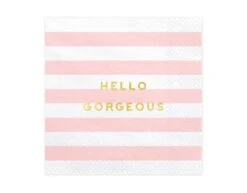 Lichtroze Servetten Hello Gorgeous 33cm 20st