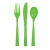 Lime Groen Bestek 18 Delig -Feestartikelen Winkel lime groen bestek 18 delig