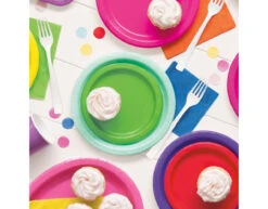 Lime Groene Borden Rond 17,5cm 8st -Feestartikelen Winkel lime groene borden rond 175cm 8st 2