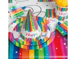 Linten Van De Regenboog Verjaardag Servetten 16st -Feestartikelen Winkel linten van de regenboog verjaardag servetten 16st 2