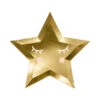 Little Star Star Borden Goud 27cm 6st
