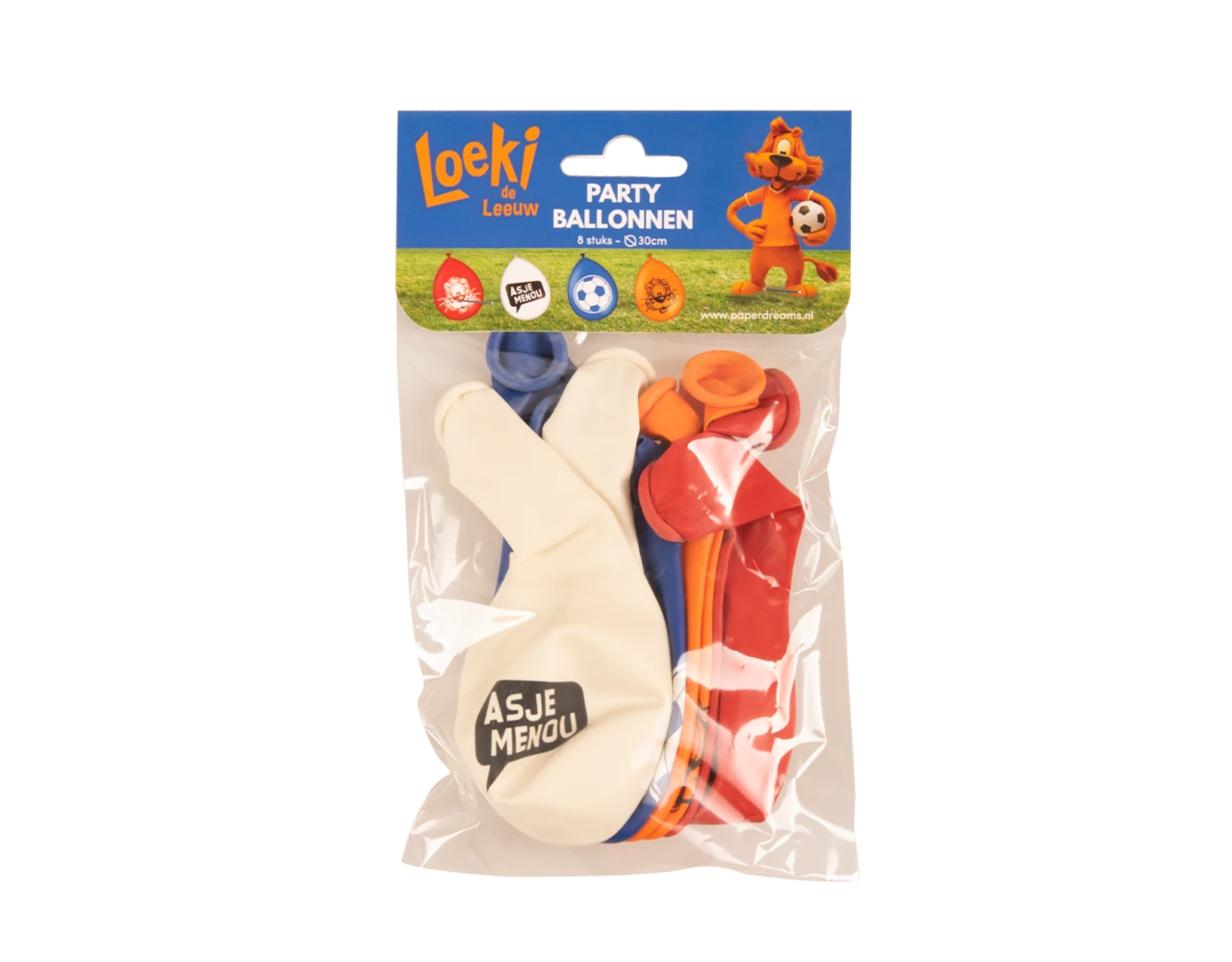 Loeki De Leeuw Ballonnen 30cm 8st 4 Loeki De Leeuw Ballonnen 30cm 8st - Afbeelding 2