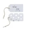 Luggage Tags Foiled Polka Dot -Feestartikelen Winkel luggage tags foiled polka dot