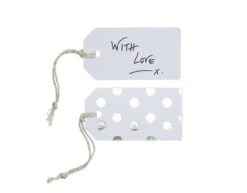 Luggage Tags Foiled Polka Dot