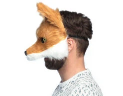 Masker Vos Half Pluchen -Feestartikelen Winkel masker vos half pluchen 1