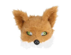 Masker Vos Half Pluchen -Feestartikelen Winkel masker vos half pluchen 2