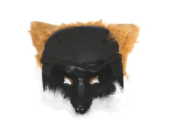 Masker Vos Half Pluchen -Feestartikelen Winkel masker vos half pluchen 3