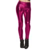 Metallic Roze Legging L-XL -Feestartikelen Winkel metallic roze legging l xl