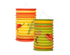 Mexicaanse Lampionnen Fiesta 16cm 2st