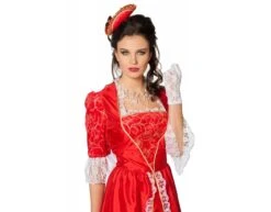 Middeleeuwse Jurk Rood -Feestartikelen Winkel middeleeuwse jurk rood 3