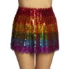 Minirokje Pailletten Meerkleurig M -Feestartikelen Winkel minirokje pailletten meerkleurig m