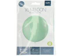 Mintgroene Ballon Powder Pistache 80cm -Feestartikelen Winkel mintgroene ballon powder pistache 80cm 1