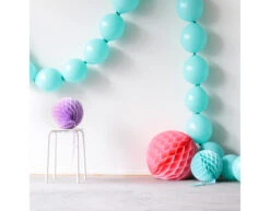 Mintgroene Ballonslinger Powder Pistache 3m 8st -Feestartikelen Winkel mintgroene ballonslinger powder pistache 3m 8st 2