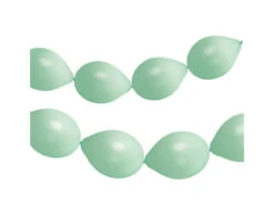 Mintgroene Ballonslinger Powder Pistache 3m 8st