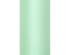 Mintgroene Tule Rol 15cm 9m