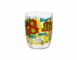 Mok 18 Jaar 12cm -Feestartikelen Winkel mok 18 jaar 12cm 1