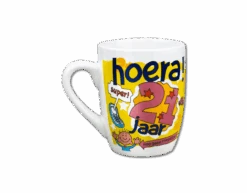 Mok 21 Jaar 12cm -Feestartikelen Winkel mok 21 jaar 12cm 2