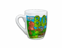 Mok 80 Jaar 12cm -Feestartikelen Winkel mok 80 jaar 12cm 2