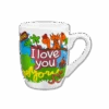 Mok I Love You 12cm -Feestartikelen Winkel mok i love you 12cm
