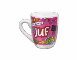 Mok Juf Super 12cm -Feestartikelen Winkel mok juf super 12cm 2
