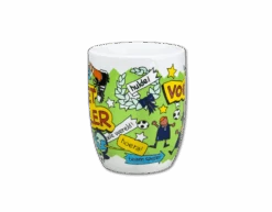Mok Voetballer 12cm -Feestartikelen Winkel mok voetballer 12cm 1
