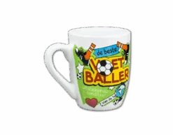 Mok Voetballer 12cm -Feestartikelen Winkel mok voetballer 12cm 2