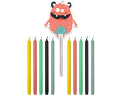 Monster Kaarsen Bash 10cm 11st