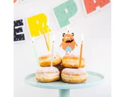 Monster Kaarsen Bash 10cm 11st -Feestartikelen Winkel monster kaarsen bash 10cm 11st 4