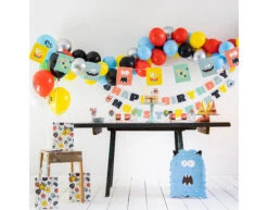Monster Letterslinger Happy Birthday 2st -Feestartikelen Winkel monster letterslinger happy birthday 2st 2