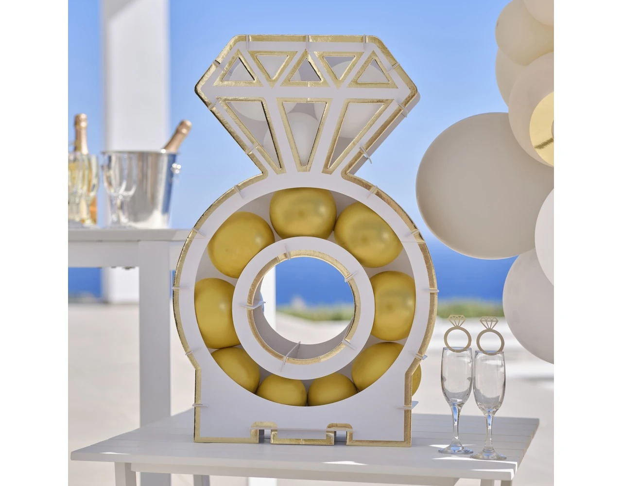 Mosaic Balloon Engagement Ring 5 Mosaic Balloon Engagement Ring - Afbeelding 3