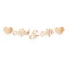 Mr, & Mrs, Letterslinger Rose Goud 1m -Feestartikelen Winkel mr mrs letterslinger rose goud 1m
