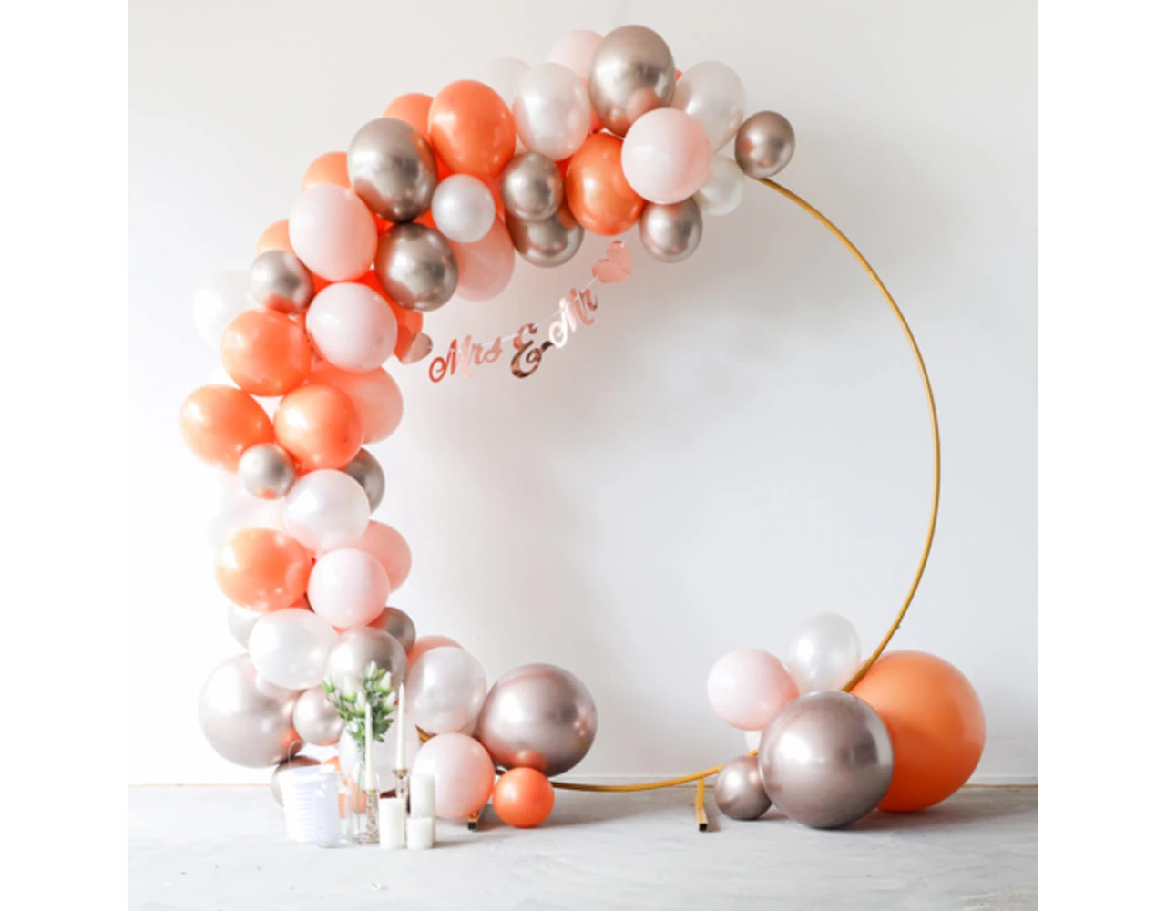 Mr, & Mrs, Letterslinger Rose Goud 1m 6 Mr, & Mrs, Letterslinger Rose Goud 1m - Afbeelding 4