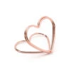 Naamkaarthouders Hartjes Rose Goud 2,5cm 10st 1 Naamkaarthouders Hartjes Rose Goud 2,5cm 10st -Feestartikelen Winkel naamkaarthouders hartjes rose goud 25cm 10st