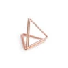Naamkaarthouders Triangle Rose Goud 2,3cm 10st -Feestartikelen Winkel naamkaarthouders triangle rose goud 23cm 10st