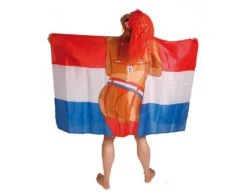 Nederlandse Vlag Poncho 1,5m 5 Nederlandse Vlag Poncho 1,5m -Feestartikelen Winkel nederlandse vlag poncho 15m 1
