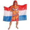 Nederlandse Vlag Poncho 1,5m 2 Nederlandse Vlag Poncho 1,5m -Feestartikelen Winkel nederlandse vlag poncho 15m