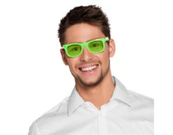 Neon Groene Partybril