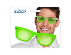 Neon Groene Partybril -Feestartikelen Winkel neon groene partybril 3
